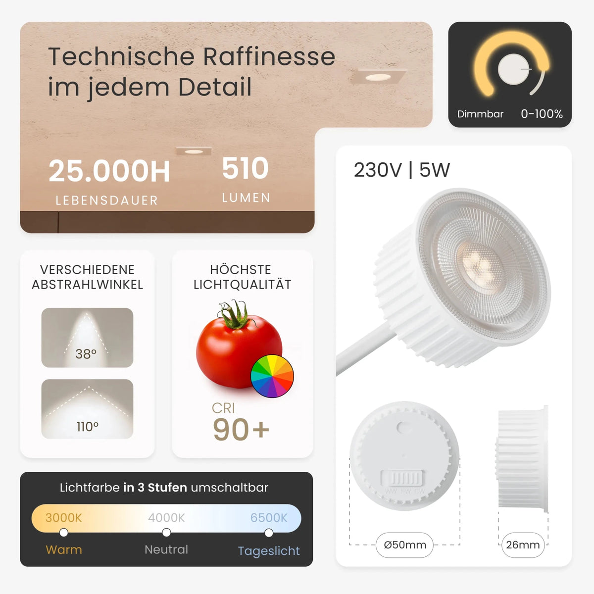 Einbaustrahler TEO - MATO
