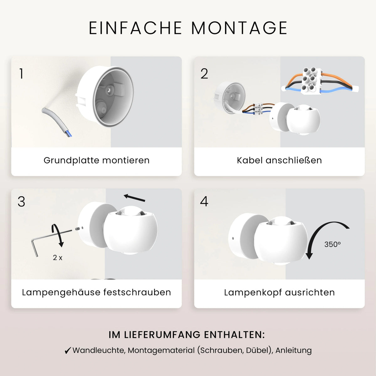 Wandleuchte ORVA - MATO