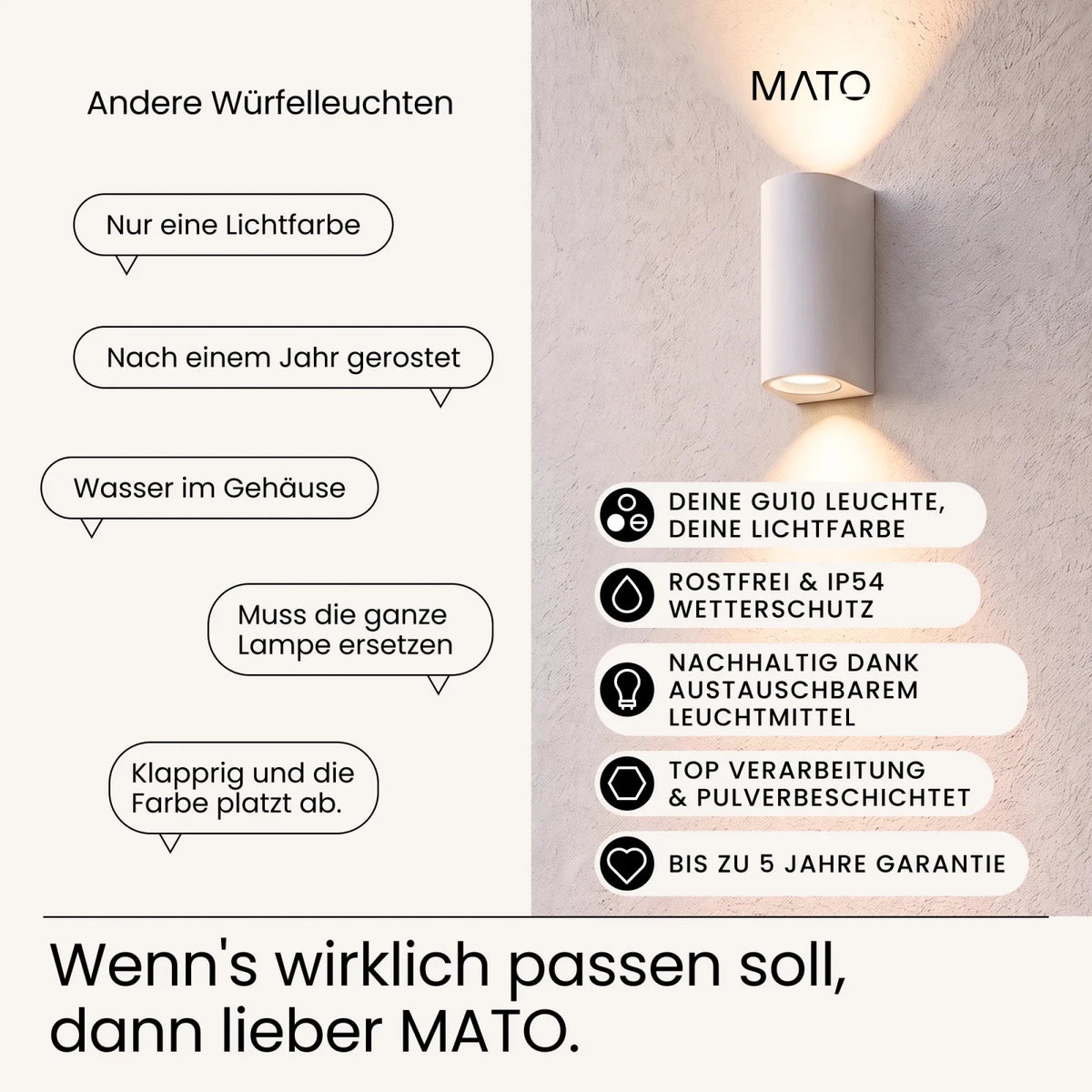 Wandleuchte VAYA DUO - MATO