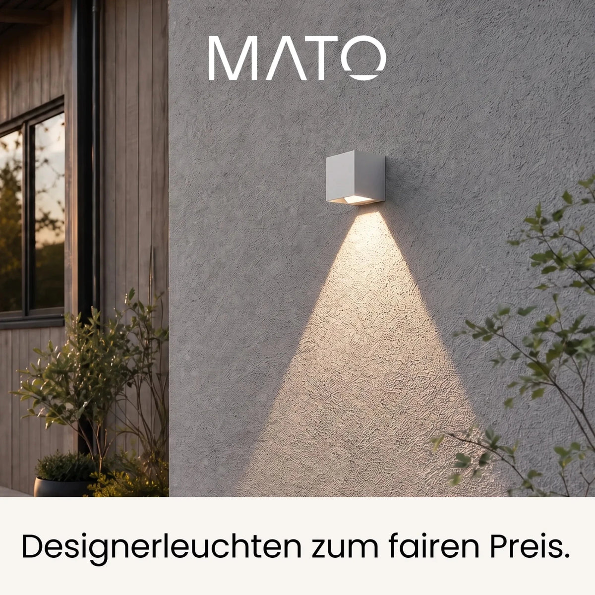 Solar Wandleuchte HELIO - MATO