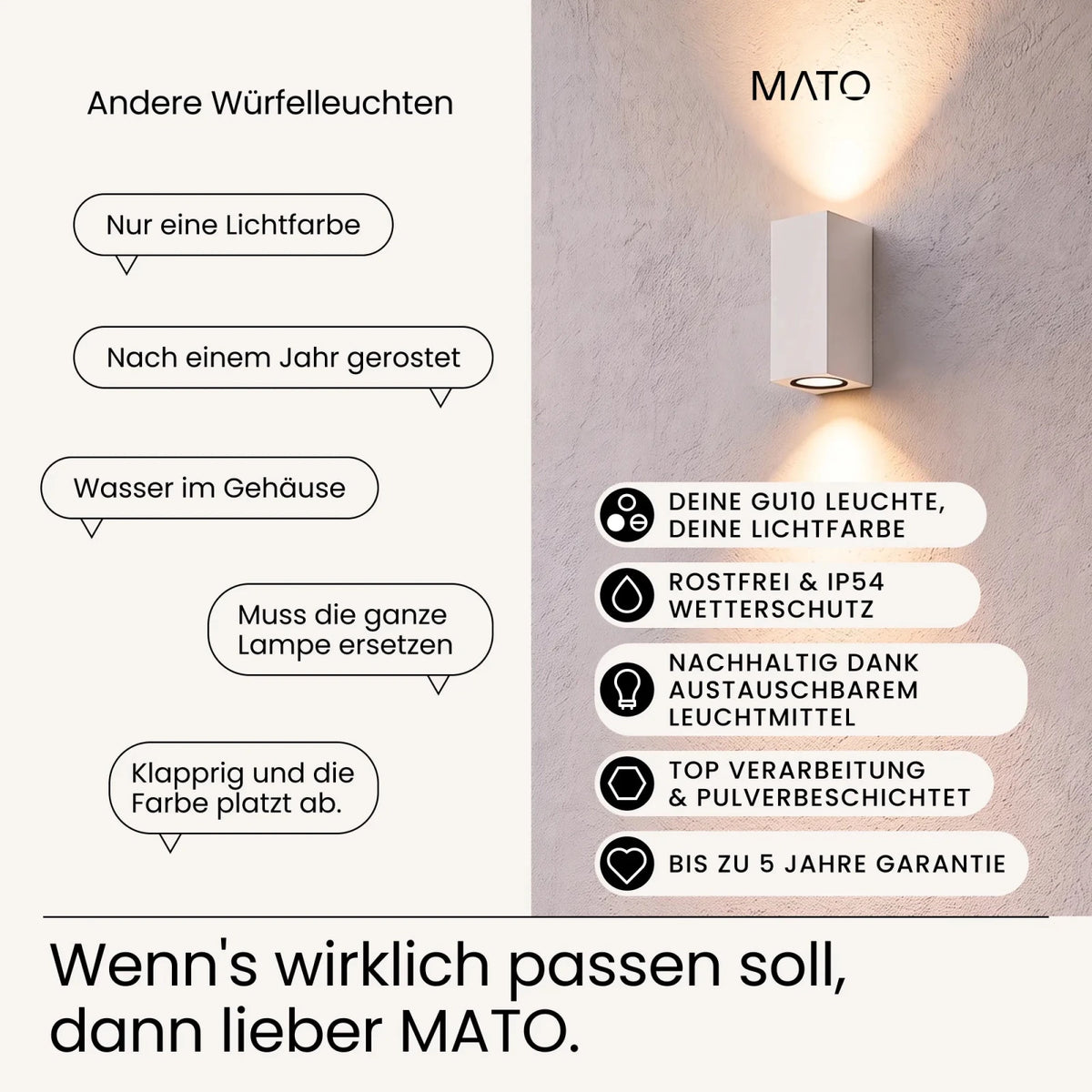 Wandleuchte GAYA DUO - MATO
